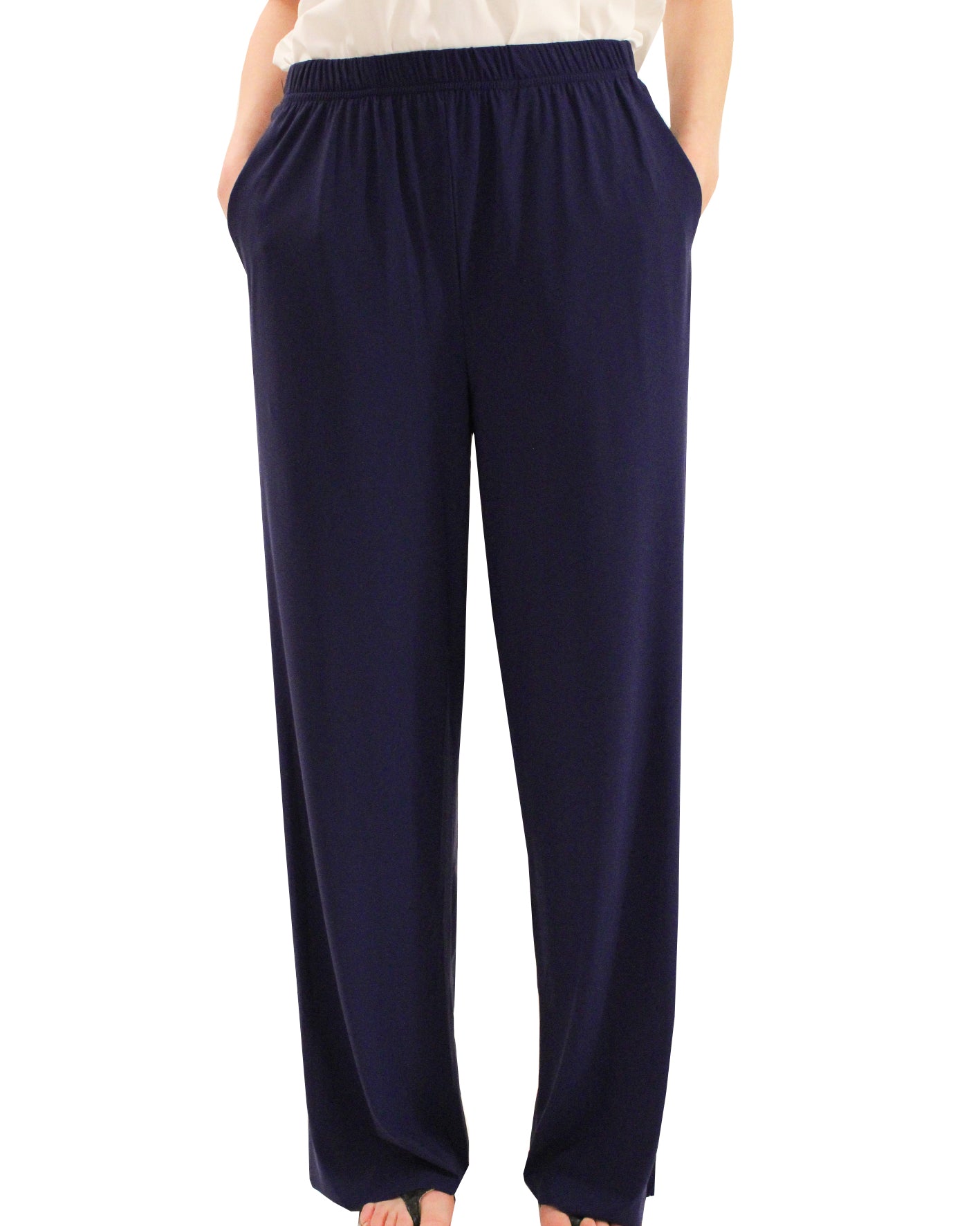 WIDE LEG TROUSERS, New Blue