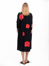 Load image into Gallery viewer, MAO DRESS, Rose Appliqué
