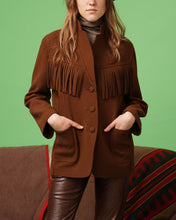 Load image into Gallery viewer, FRINGE JACKET, Brown
