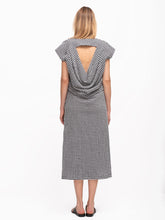 Load image into Gallery viewer, GINGHAM DRESS, Black and White
