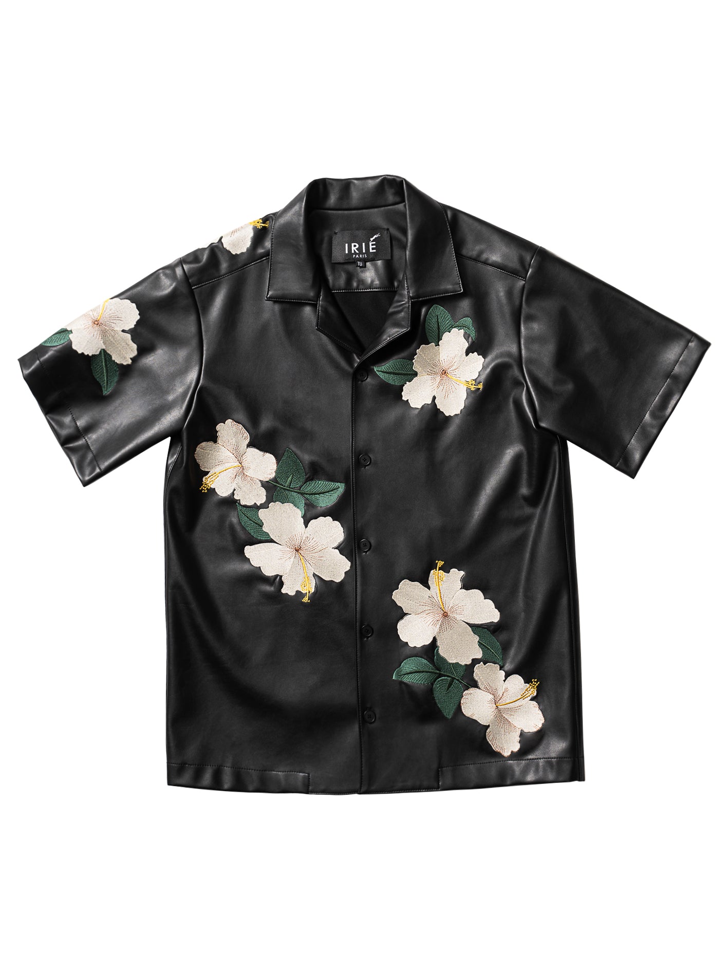 CHEMISE HIBISCUS, Noir