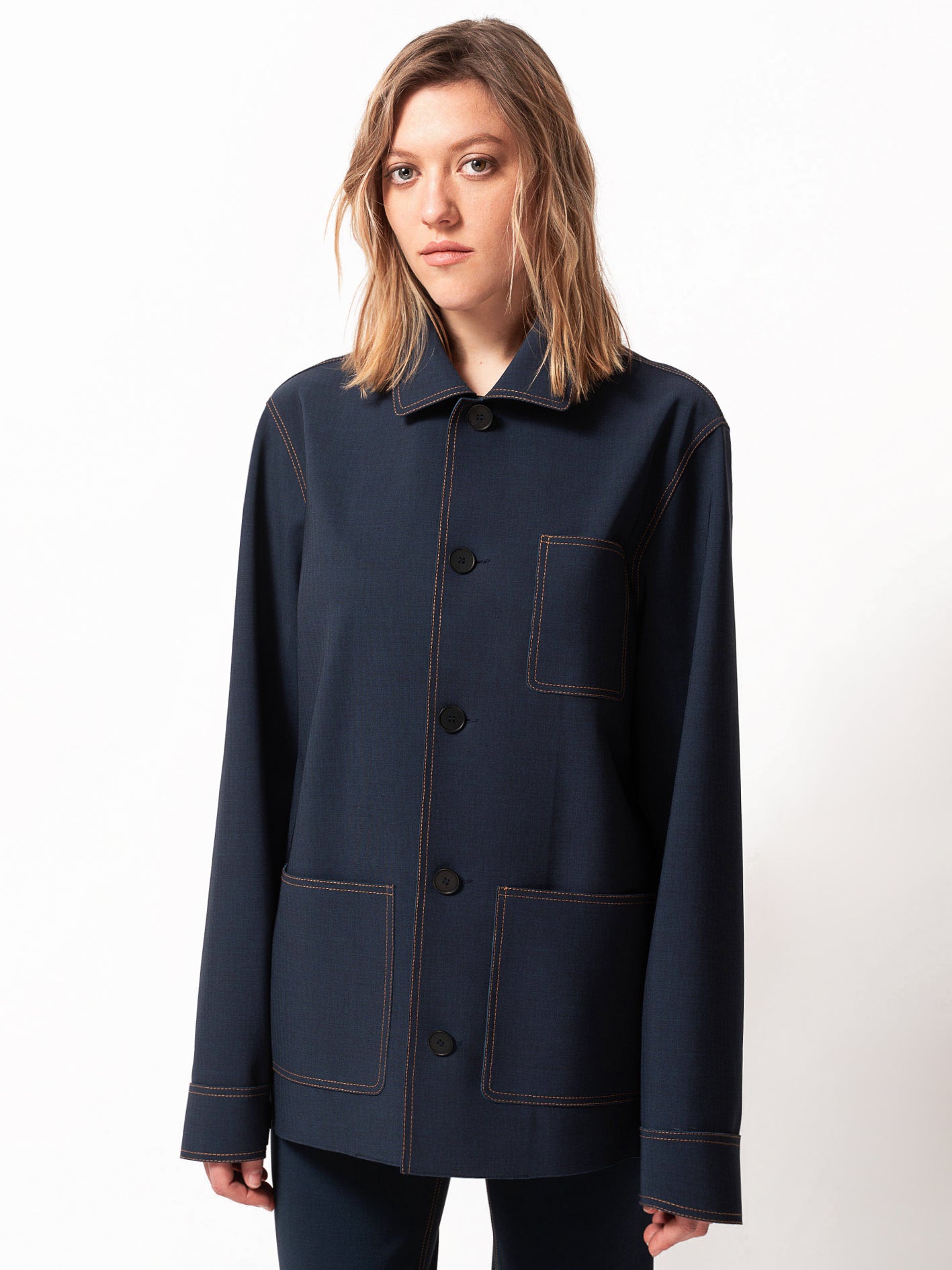 VESTE DE TRAVAIL, Indigo