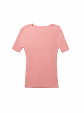 Load image into Gallery viewer, KNIT T-SHIRT, Pink
