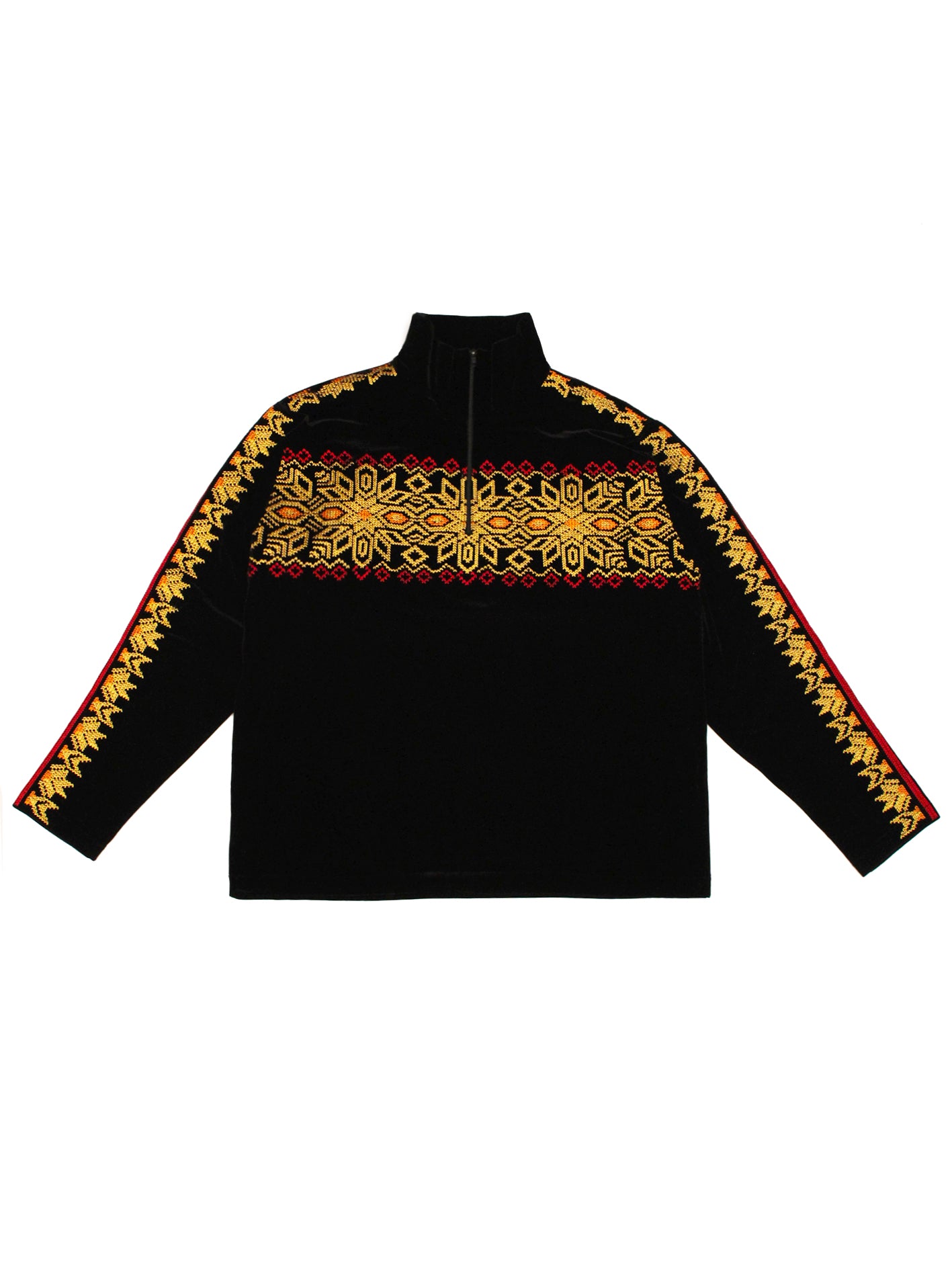 VELVET NORWAY HALF ZIP, Black