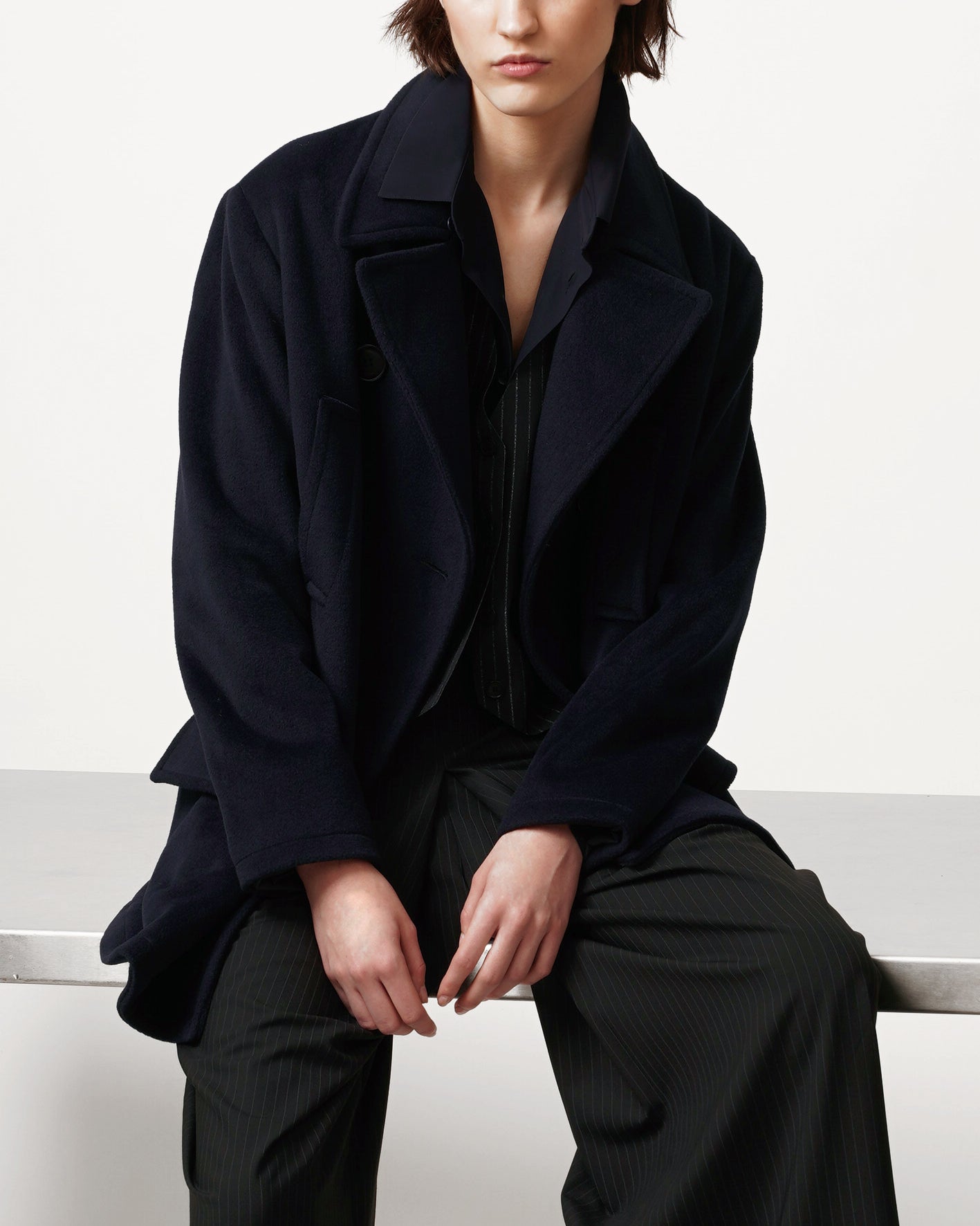 PEA COAT, Navy