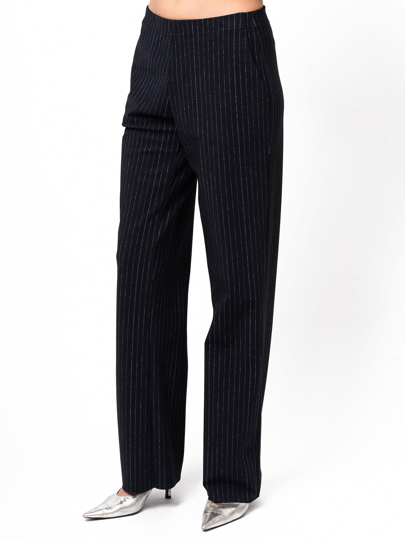 PIN STRIPE TROUSERS, Navy