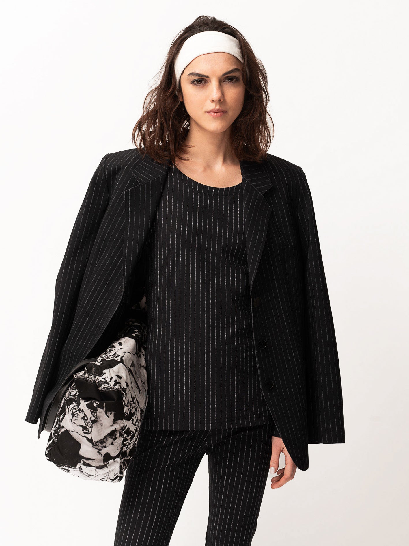 JERSEY TOP, Pin Stripes