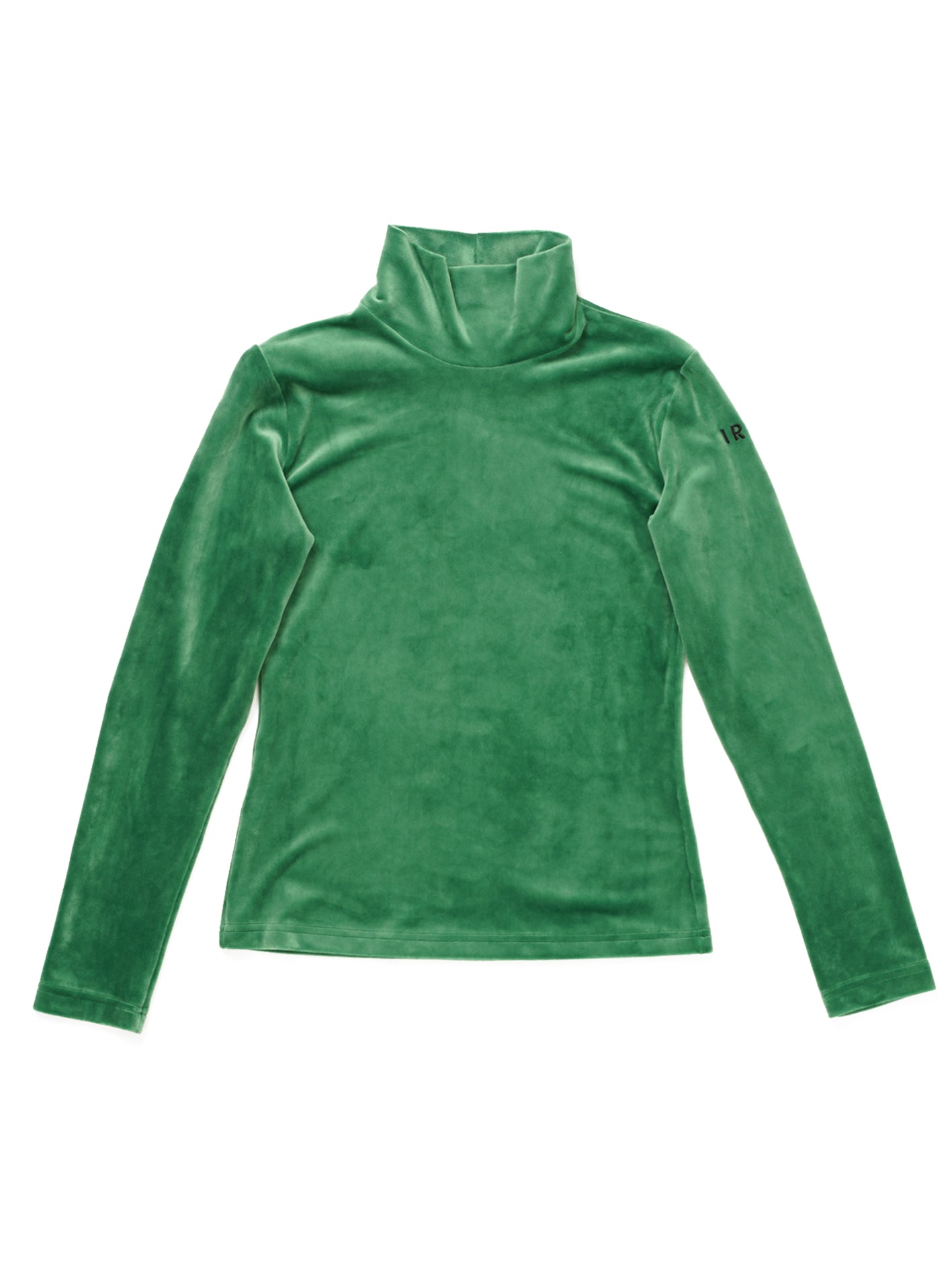 VELVET TURTLENECK, Green