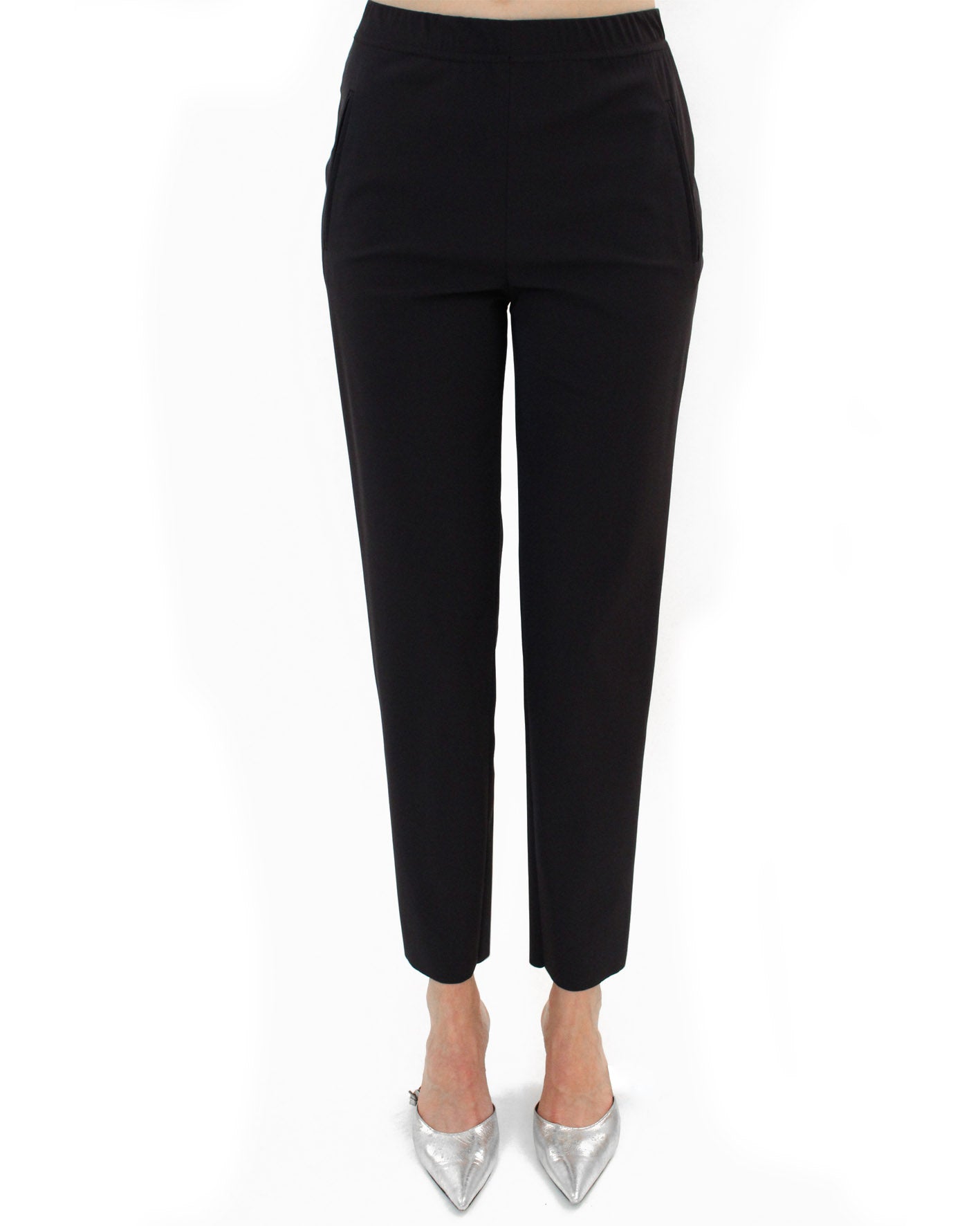 TAPERED TROUSERS, Black