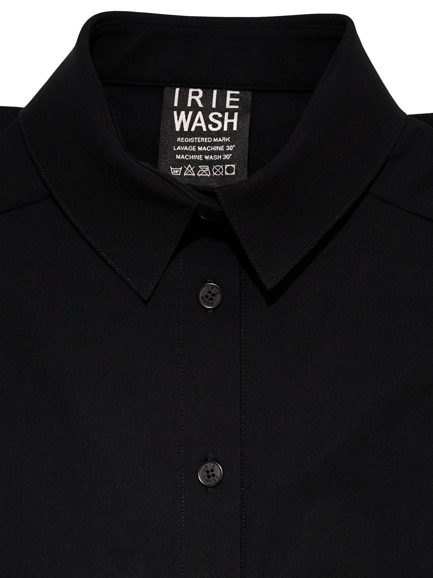 SHIRT DRESS, Black – IRIÉ