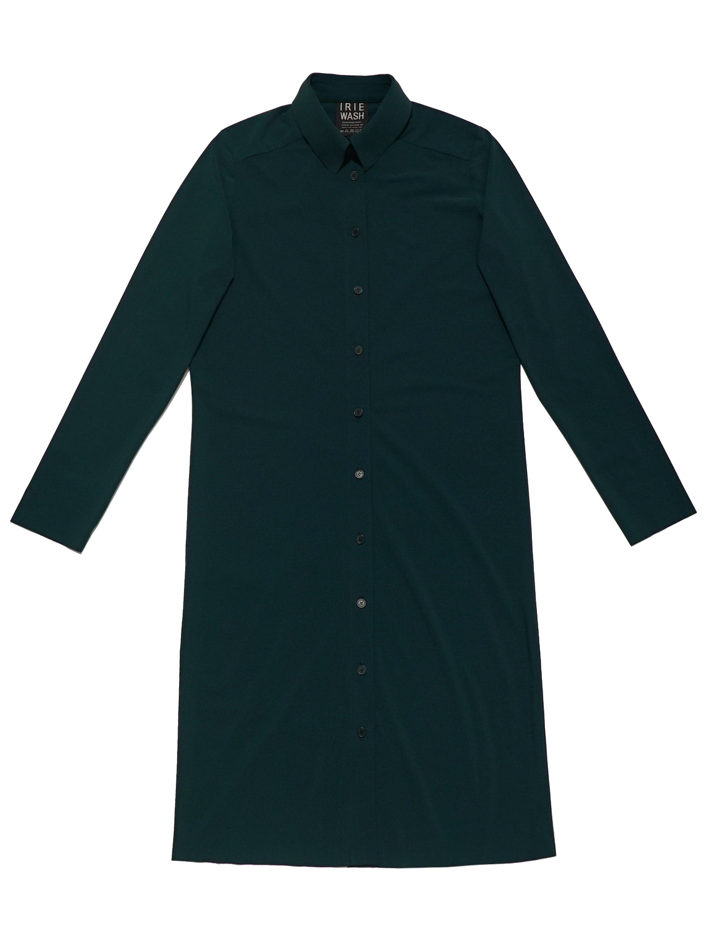 SHIRT DRESS, Hunter Green – IRIÉ