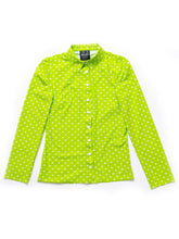 Load image into Gallery viewer, CLASSIC SHIRT, Chartreuse Dot
